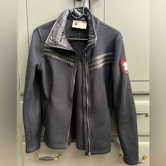 Spyder Black Zip Up Core Sweater Jacket Women’s Size Medium - Picture 1 of 3